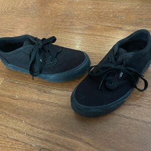 Vans black shoes